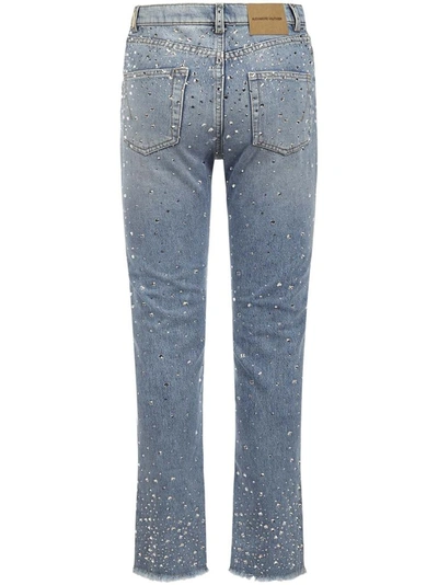 Shop Alexandre Vauthier Jeans In Cielo