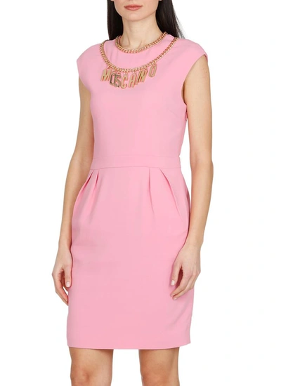 Shop Moschino Dresses Pink