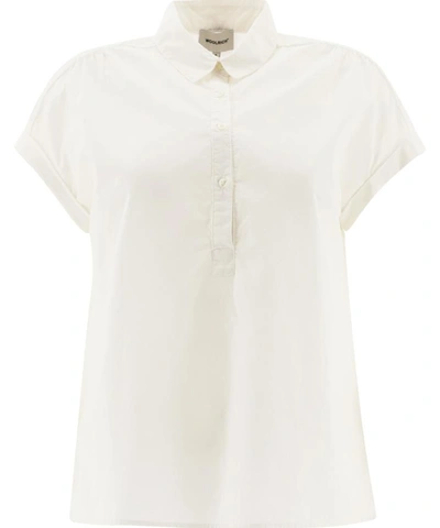 Shop Woolrich Poplin Blouse In White