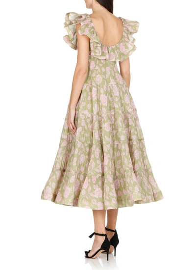 Shop Zimmermann Dresses Green