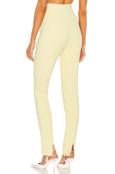 Shop Paris Georgia Stovepipe Tight Trousers In Post It Yellow
