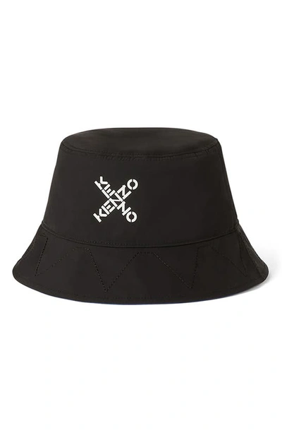 Shop Kenzo Bucket Hat In Black 3