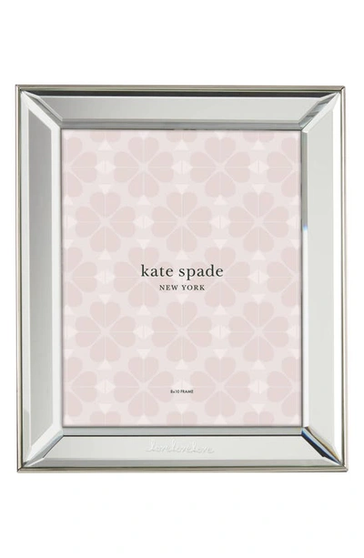 Shop Kate Spade Love Love Love Frame In Silver