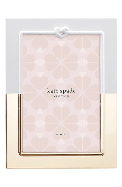 Shop Kate Spade With Love Frame In White/ Gold