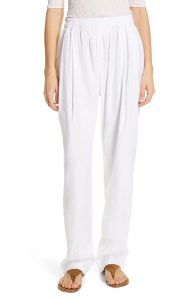 Shop Vince Tapered Pull-on Pants In Rosa Seco