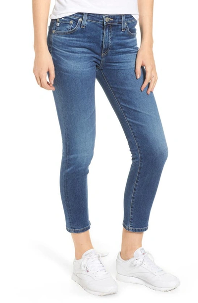 Shop Ag The Prima Straight Leg Crop Jeans In 10 Years Cambria