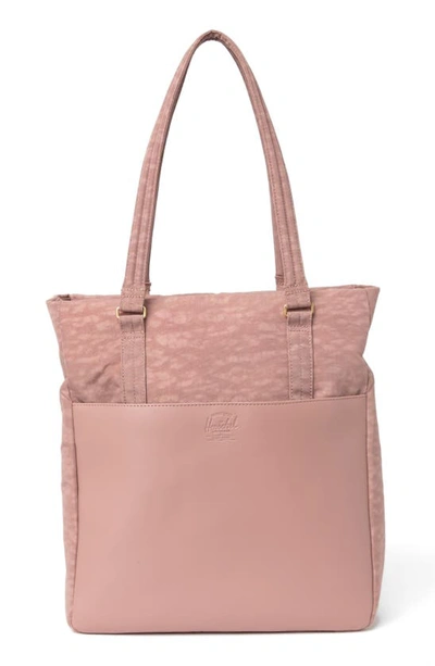 Shop Herschel Supply Co Orion Large Water Resistant Tote In Ash Rose