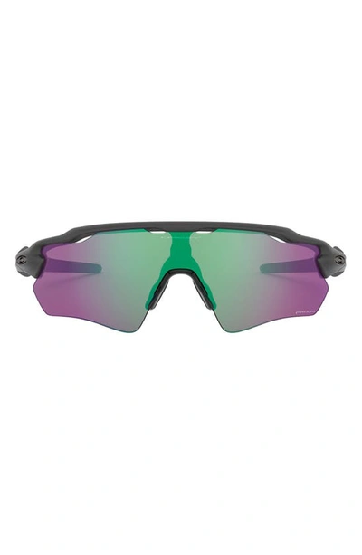 Shop Oakley Radar® Ev Path® 138mm Prizm™ Wrap Shield Sunglasses In Grey