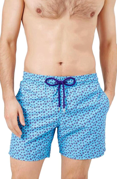 Shop Vilebrequin Micro Turtles Swim Trunks In Jaipur