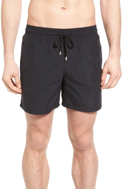 Shop Gucci Swim Trunks In Black