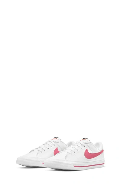 Shop Nike Court Legacy Sneaker In White/ Hyper Pink