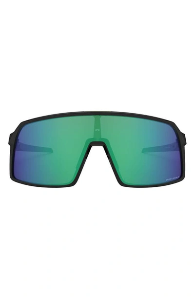Shop Oakley Sutro 137mm Prizm™ Shield Sunglasses In Black