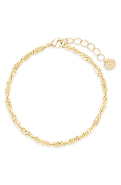 Shop Brook & York Sophie Chain Link Bracelet In Gold