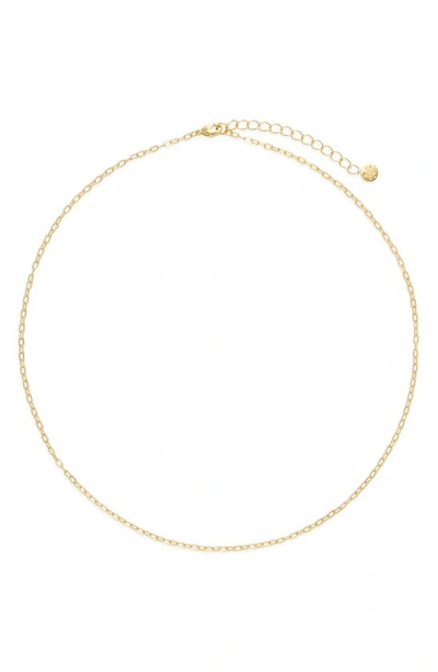 Shop Brook & York Leni Chain Link Necklace In Gold