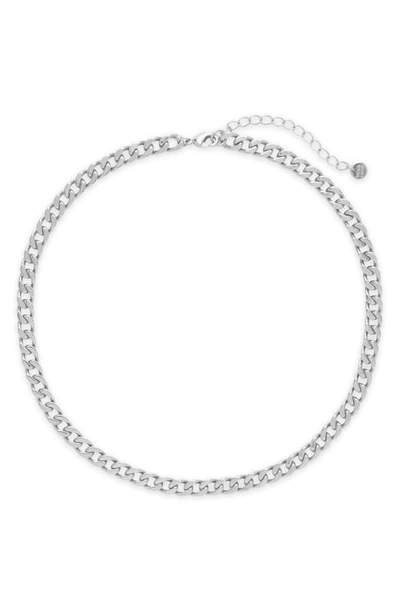 Shop Brook & York Ella Chain Necklace In Silver