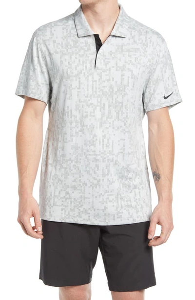 Shop Nike Dri-fit Adv Tiger Woods Golf Polo In Dust/ Photon Dust