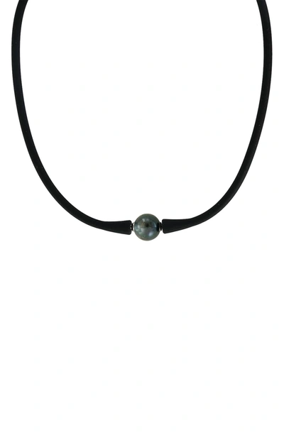Effy Black 11mm Freshwater Pearl Necklace In Black