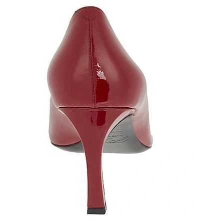 Shop Roger Vivier Belle Vivier Patent Leather Courts In Red