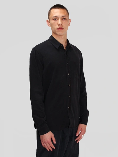 Our Legacy Button-up Silk Shirt In Black | ModeSens