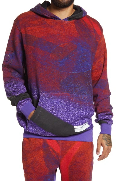 Shop Rokit Blacktop Hooded Sweatshirt In Purple