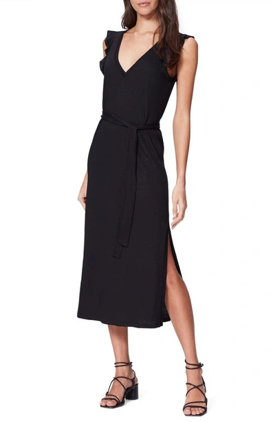 Shop Paige Ravyn Sleeveless Midi Dress In Black