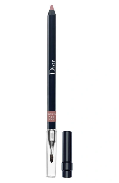 Shop Dior Contour Lip Liner In 223 Beige Lumiere