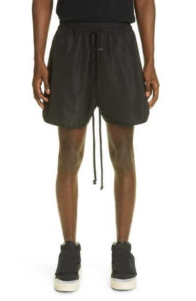Shop Fear Of God Track Shorts In Black