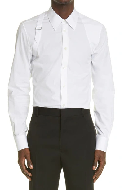 Shop Alexander Mcqueen Button-up Shirt In White Mutli