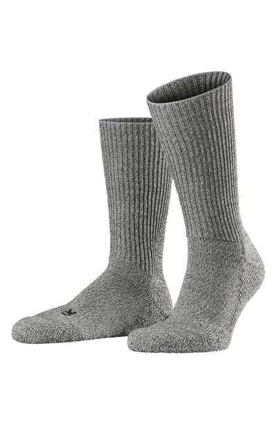 Shop Falke Walkie Ergo Crew Socks In Graphite - 3060