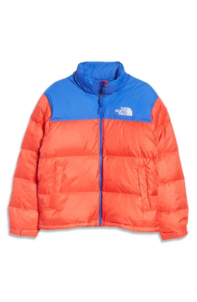 Shop The North Face Nuptse® 1996 Packable Quilted Down Jacket In Horizon Red/ Blue