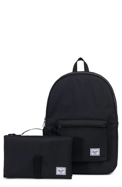 Shop Herschel Supply Co Settlement Sprout Diaper Backpack In Black