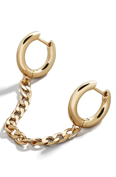 Shop Baublebar Michel Double Huggie Earring In Gold