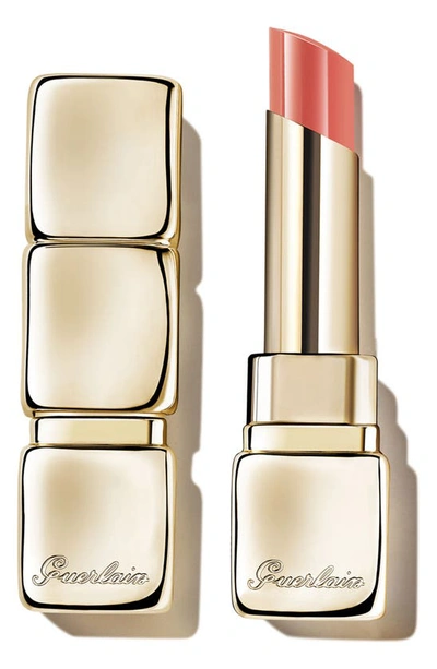 Shop Guerlain Kisskiss Shine Bloom Lipstick Balm In Fresh Coral