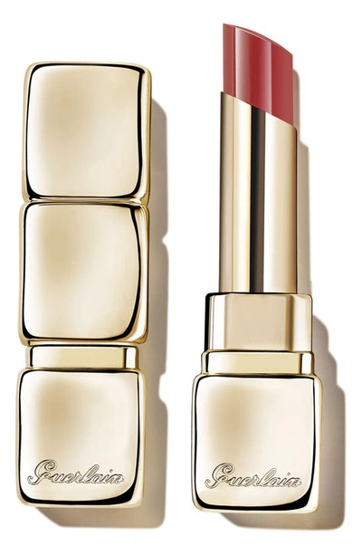 Shop Guerlain Kisskiss Shine Bloom Lipstick Balm In Eternal Rose