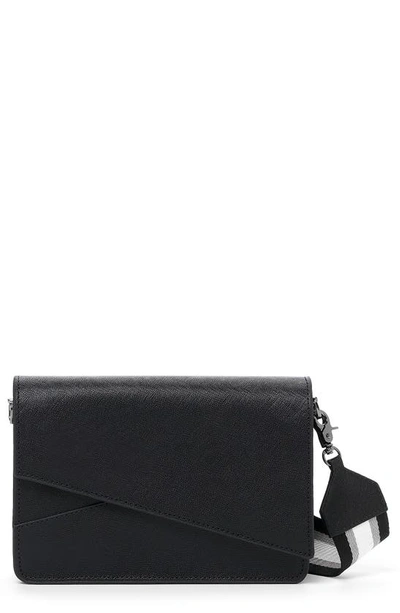 Shop Botkier Crosstown Leather Crossbody Bag In Black