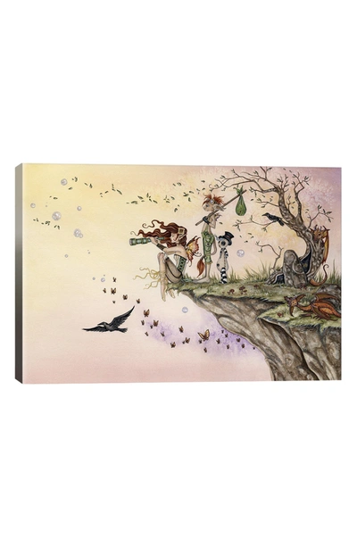 Shop Icanvas Where The Wind Takes You By Amy Brown Canvas Wall Art In Multi