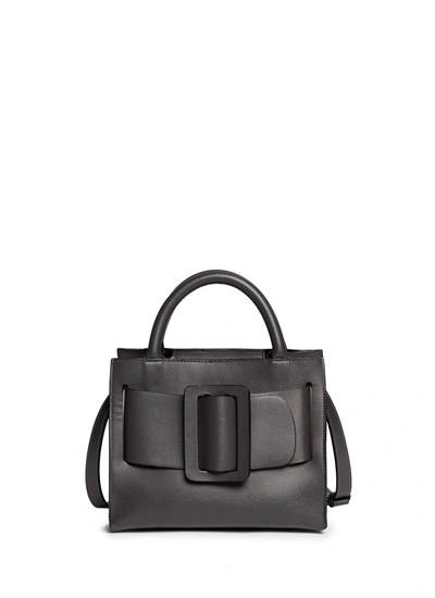 Boyy Karl 24 Leather Single Top Handle Bag, Black