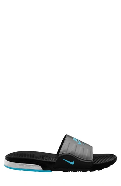 Nike Air Max Camden Slide Sandals From Finish In Black/chlorine Blue ModeSens