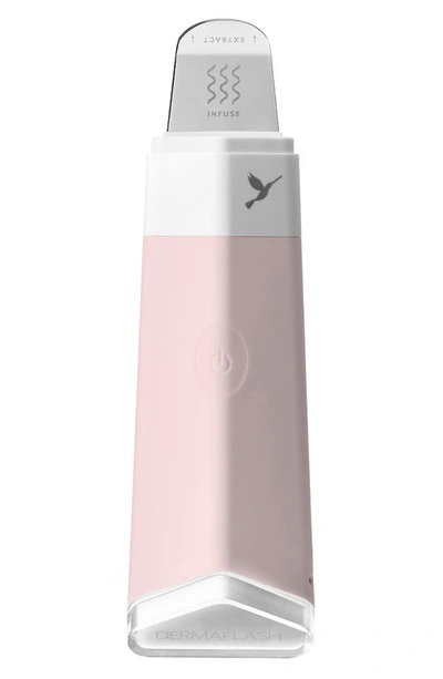 Shop Dermaflash Ultrasonic Pore Extractor & Serum Infuser In Icy Pink