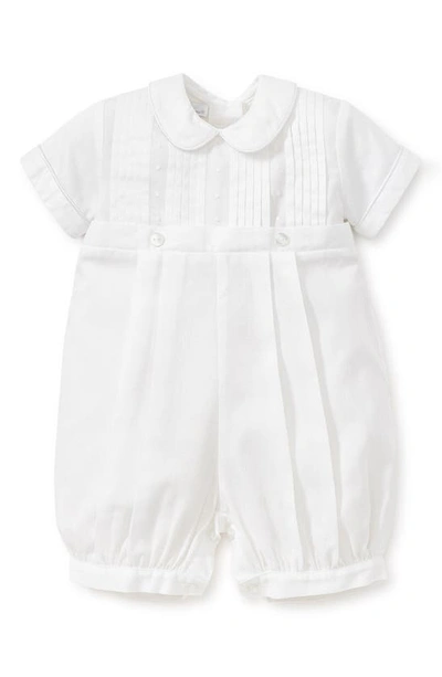 Shop Kissy Kissy Alexander Collared Romper In White