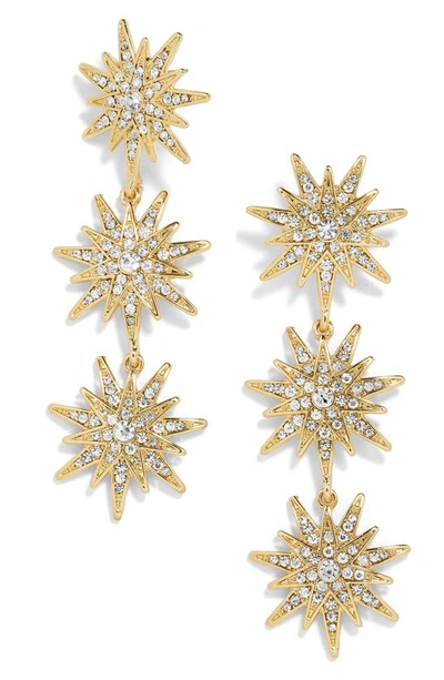 Shop Baublebar Star Drop Earrings In Gold