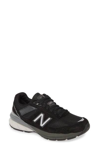Shop New Balance 990v5 Sneaker In Black