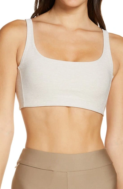 Outdoor Voices Double Time Sports Bra In Dove