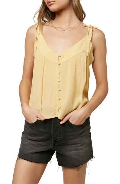 Shop O'neill May Woven Camisole In Mimosa