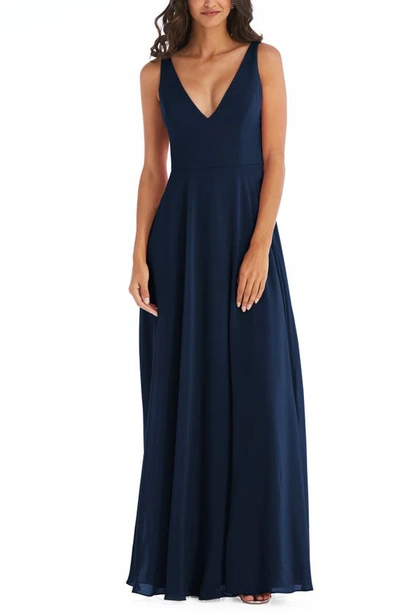 Shop After Six Chiffon Gown In Midnight