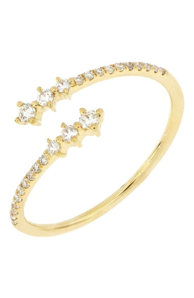Shop Bony Levy Rita Diamond Coil Ring In 18ky