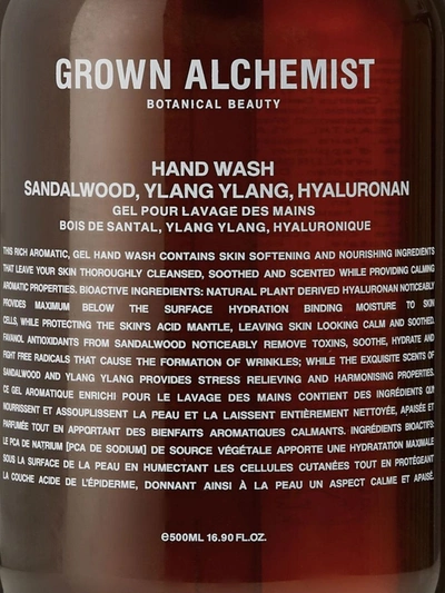 Shop Grown Alchemist Hand Wash In Sandalwood/ylangylang/hyaluronan