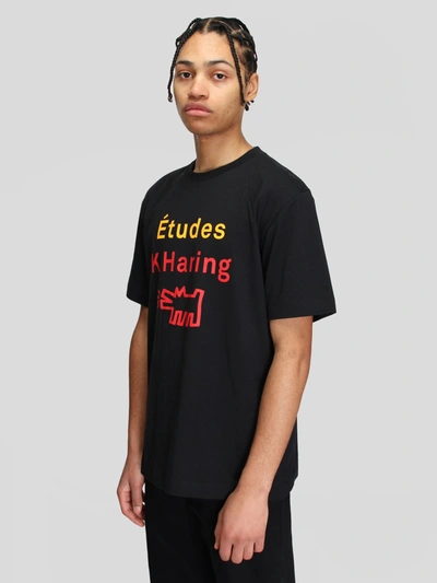 Shop Etudes Studio Wonder Barking Dog T-shirt In Black