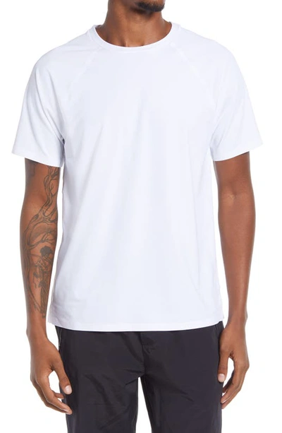 Shop Alo Yoga Idol Stretch T-shirt In White