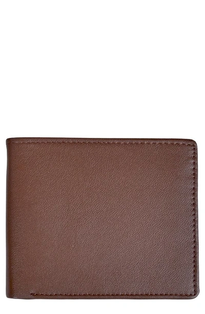 Shop Royce Rfid Leather Bifold Wallet In Brown